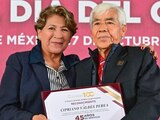 Más de mil 800 kilómetros rehabilitados en Edomex; Delfina Gómez reconoce a camineros.