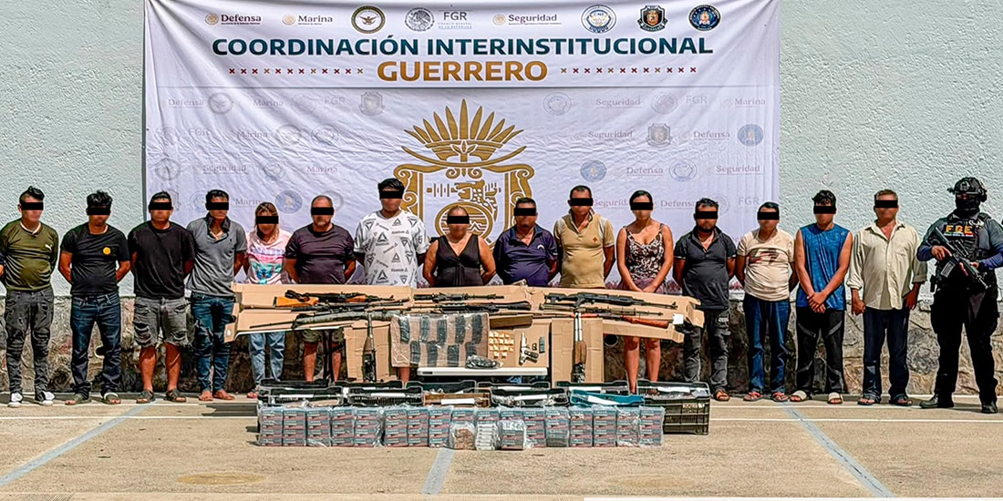 LAS PERSONAS detenidas por autoridades federales, el pasado 5 de septiembre