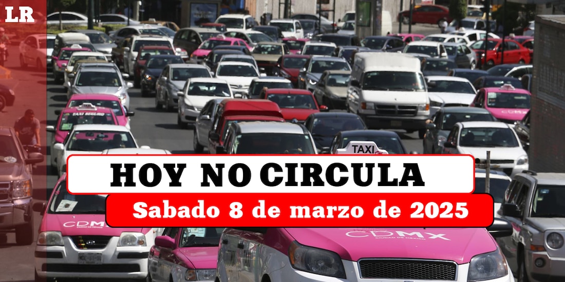 Revisa qué autos no pueden circular este sábado 8 de marzo de 2025 en la Ciudad de México y el Estado de México.