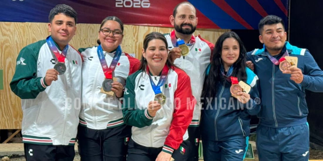 México sigue sumando medallas en los JCC.