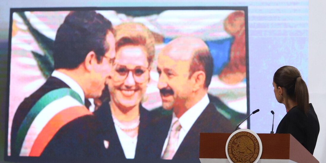 La presidenta Claudia Sheinbaum difundió ayer en conferencia un video de Zedillo.