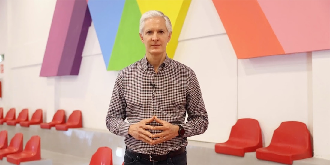 Alfredo del Mazo, gobernador del Estado de México.