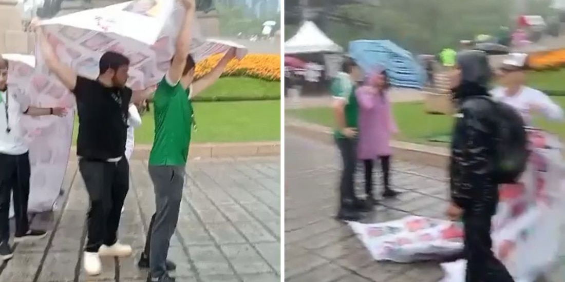 Identifican a los tres aficionados que agredieron a buscadoras en marcha en CDMX; uno de ellos, hijo de reconocido conferencista.