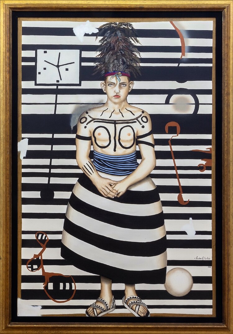 Los siete climas, óleo sobre tela, 1991.