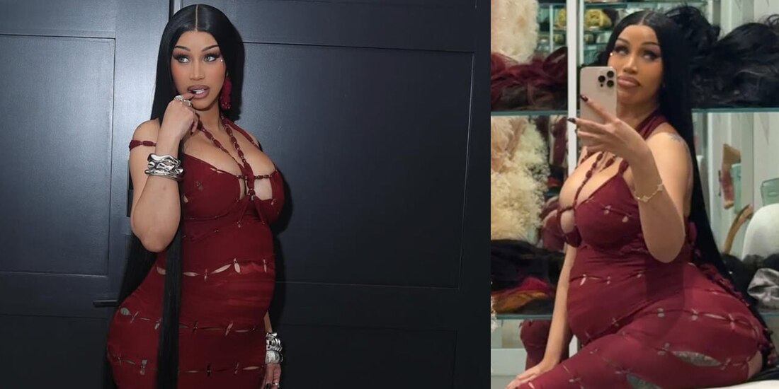 Cardi B encapsula su cordón umbilical en oro