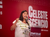 La senadora Celeste Ascencio