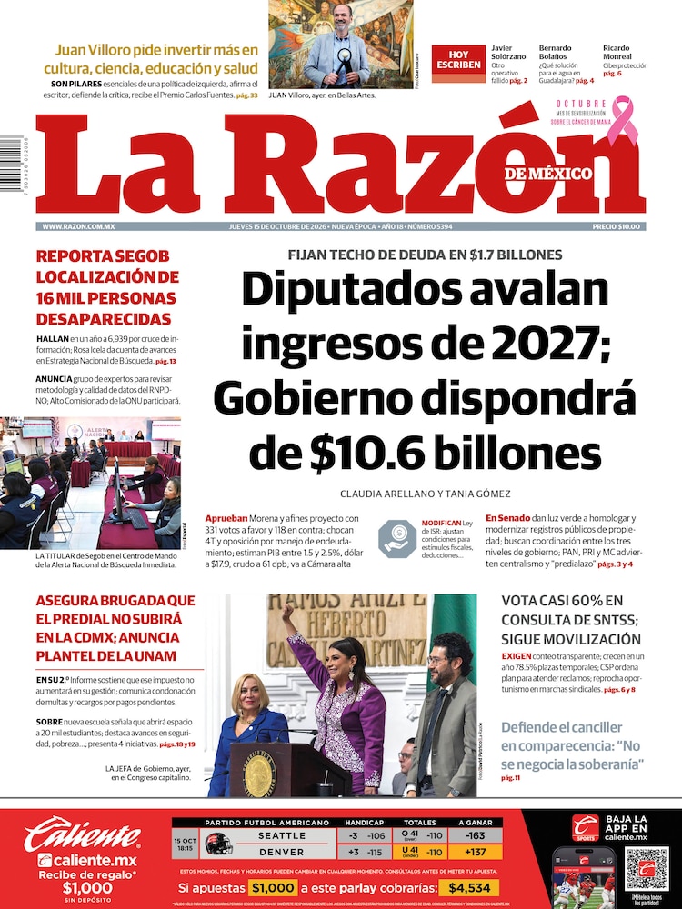 La Razón 15 Octubre 2026