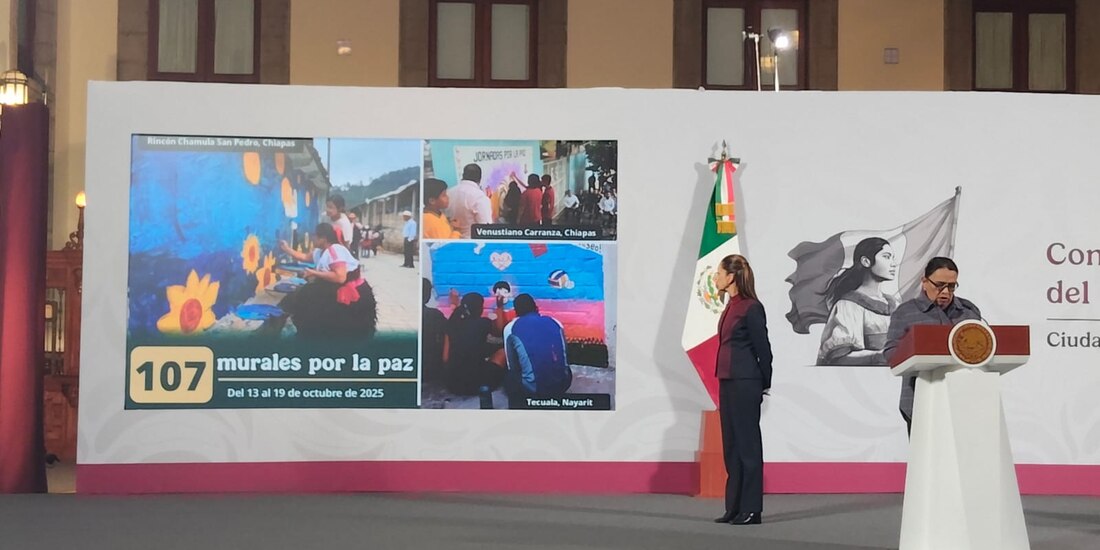 La secretaria de Gobernación, Rosa Icela Rodríguez, durante la conferencia de prensa matutina de la Presidenta Claudia Sheinbaum