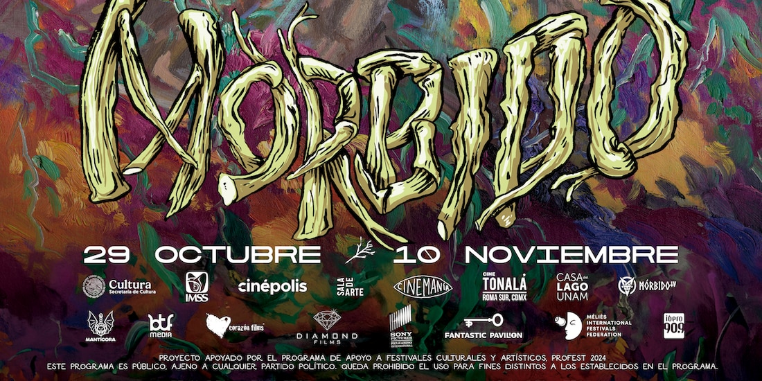 Diseño del cartel de esta edición del Mórbido Film Fest.