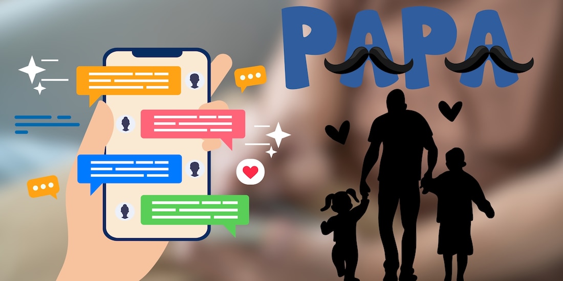 Frases para enviar por WhatsApp por el Día del Padre