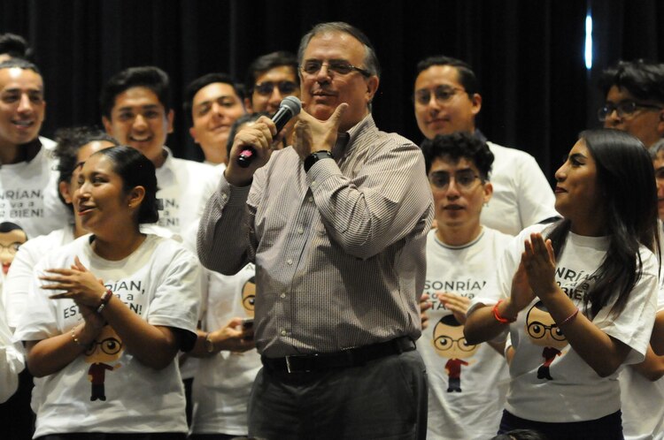 Marcelo Ebrard ofreció una conferencia de prensa para anunciar la creación de la Secretaría de la Cuarta Transformación en caso de ganar la presidencia