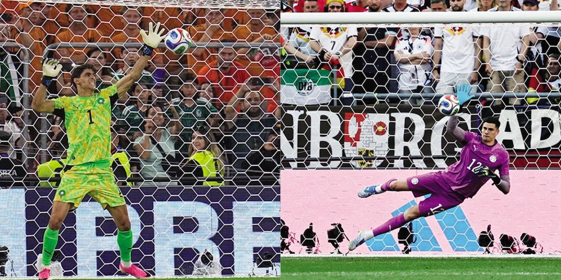 SUMMERVILLE, de Países Bajos, falla en muerte súbita y atajada , ayer, de un penalti a Alemania