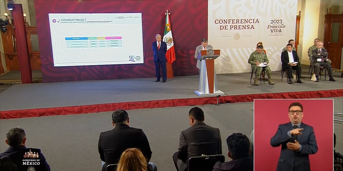 La información se ofreció en la mañanera en Palacio Nacional.