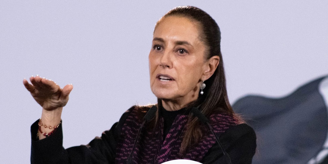 La Presidenta, Claudia Sheinbaum, en conferencia