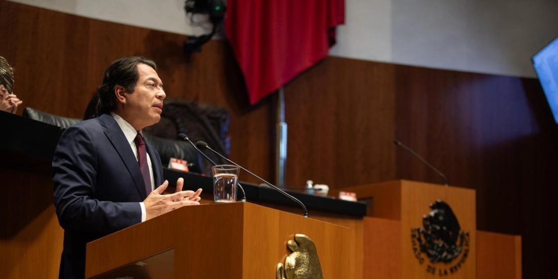 La educación es el eje central del Segundo Piso de la Transformación: Mario Delgado ante el Senado.