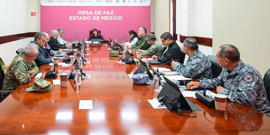 Mesa de Seguridad de autoridades del Edomex.