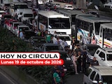 No olvides revisar cómo aplica el Hoy No Circula este lunes 19 de octubre de 2026.