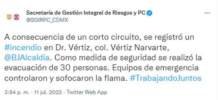 El mensaje de la SGIRPC