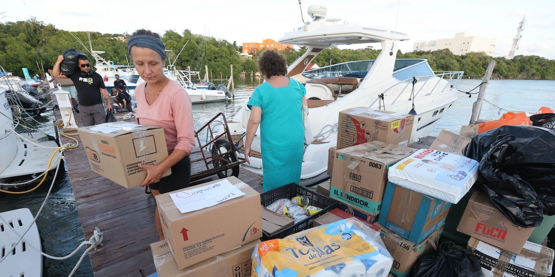 Ayuda humanitaria a cuba en semanas pasadas.