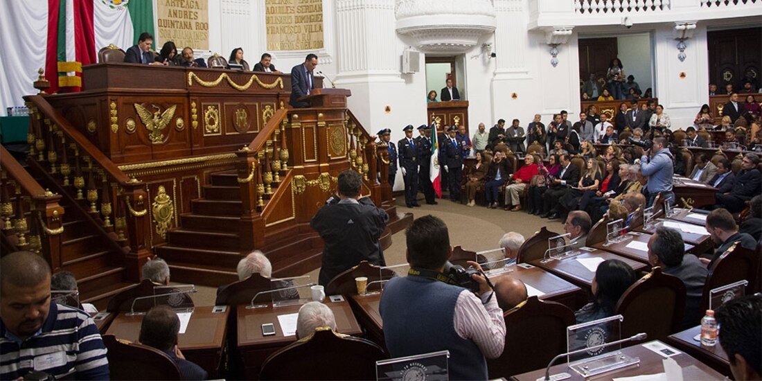 Sesión del Congreso de la CDMX