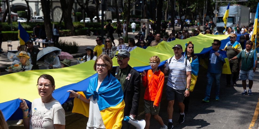 Colectivo Mexicanos con Ucrania se manifestará este domingo.