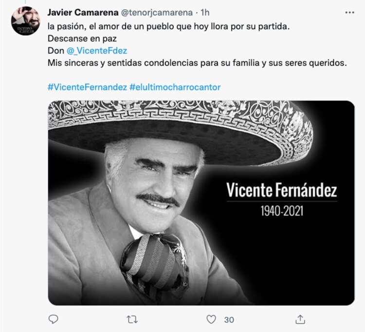 Mensaje de Camarena.