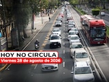 Consulta la restricciones del Hoy No Circula para este viernes 28 de agosto de 2026.