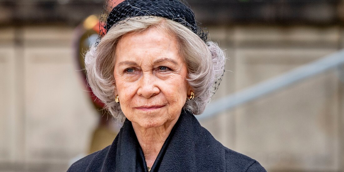 La reina Sofía, en España.