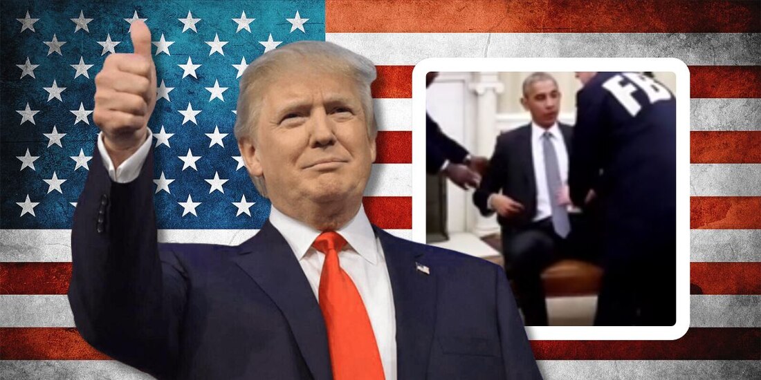 Trump intensifica su retórica sobre supuesto posible arresto de Obama.