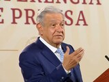 Andrés Manuel López Obrador, Presidente de México, durante su conferencia matutina de este miércoles.