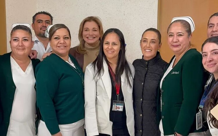 La gobernadora Maru Campos asistió a la inauguración del Hospital General Regional No. 2.