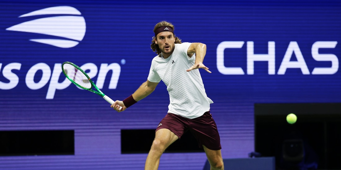 Stefanos Tsitsipas quedó eliminado en los octavos de final del US Open y se terminó una racha de 150 años.