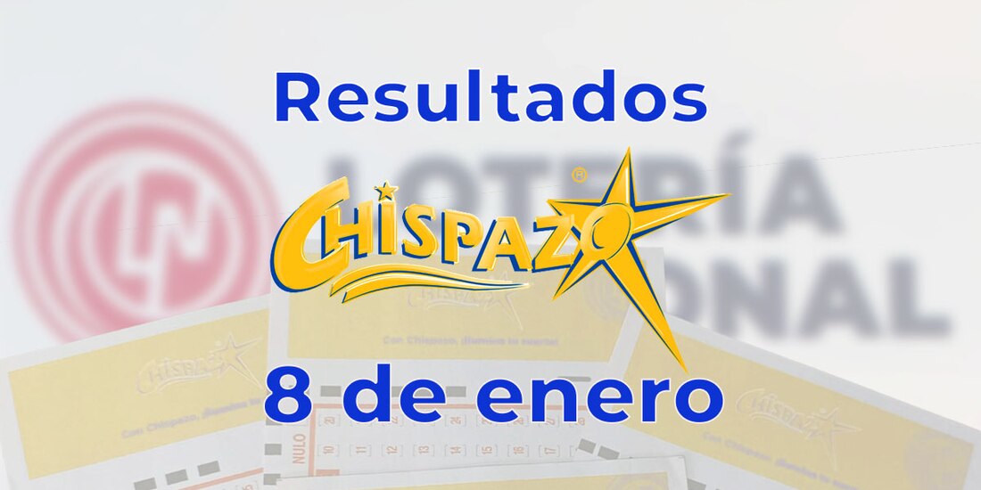 Resultados del Chispazo de hoy 8 de enero del 2025.