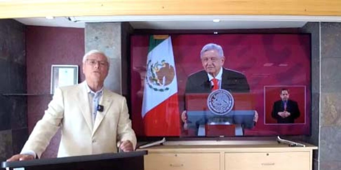 El gobernador presenta en su videoconferencia un fragmento del mensaje de esta mañana del Presidente Andrés Manuel López Obrador.