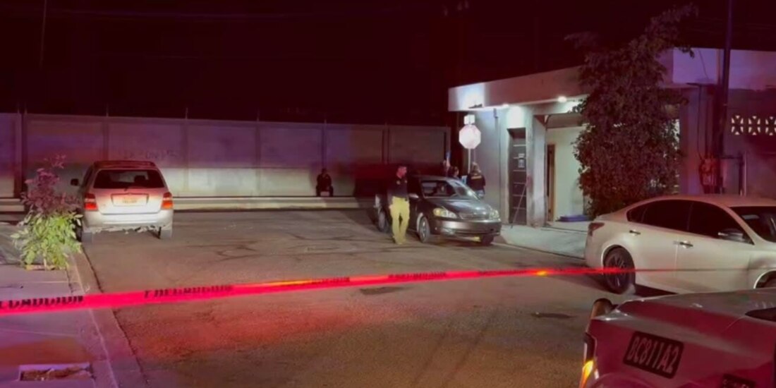 Las autoridades acordonaron el acceso al sitio en donde ocurrió la agresión, el lunes por la noche.