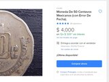 La moneda fue puesta a la venta en Mercado Libre.