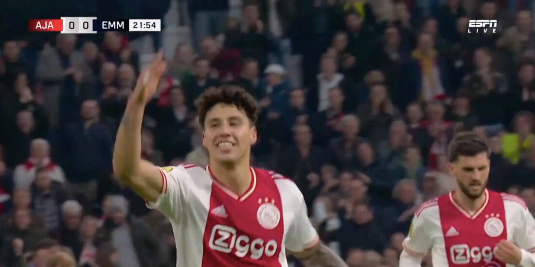 Juego del Ajax en la Eredivisie de Países Bajos