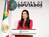 Kenia López Rabadán, presidenta de la Cámara de Diputados.