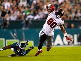 Una acción del Tampa Bay Buccaneers vs Philadelphia Eagles de la NFL