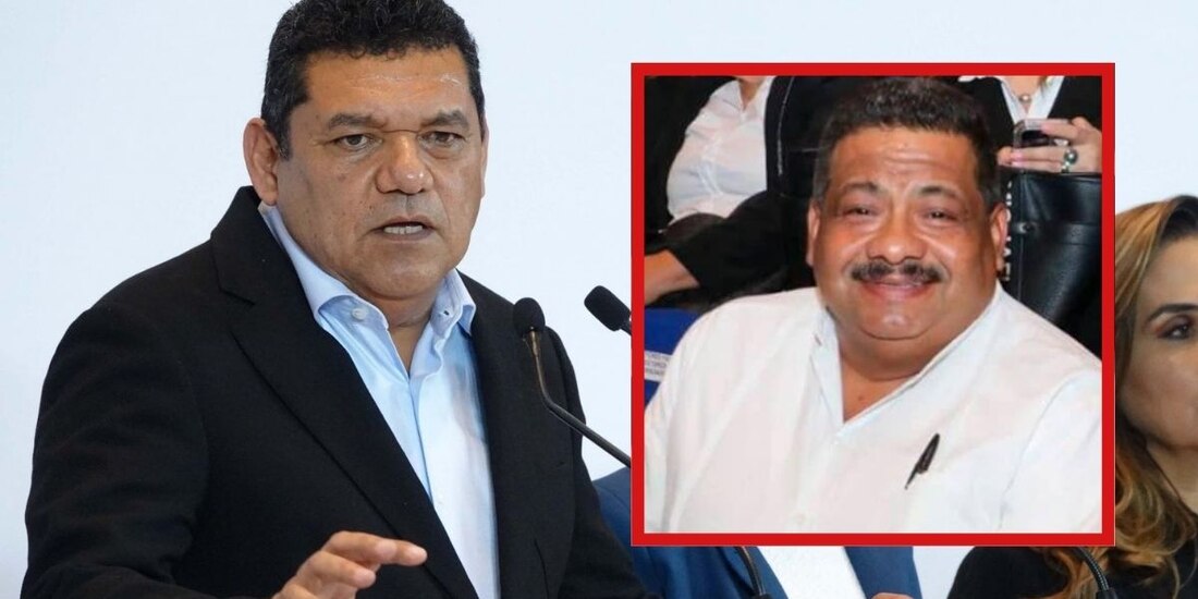 El gobernador de Tabasco Javier May (izq.) aseguró que no quedará impune el asesinato de Alejandro Gallegos (der.).