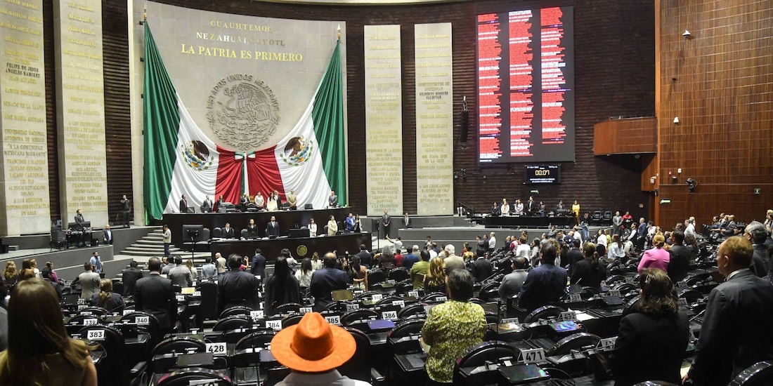 Aspecto de la Cámara de Diputados.