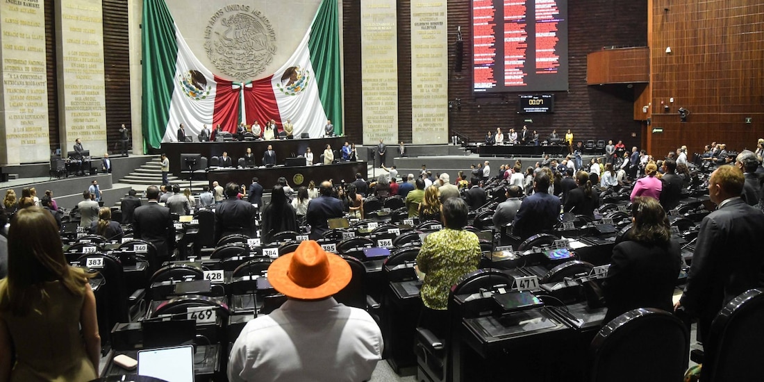 Aspecto de la Cámara de Diputados.