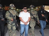 Audias "N", escoltado por autoridades federales tras ser detenido en Nayarit.