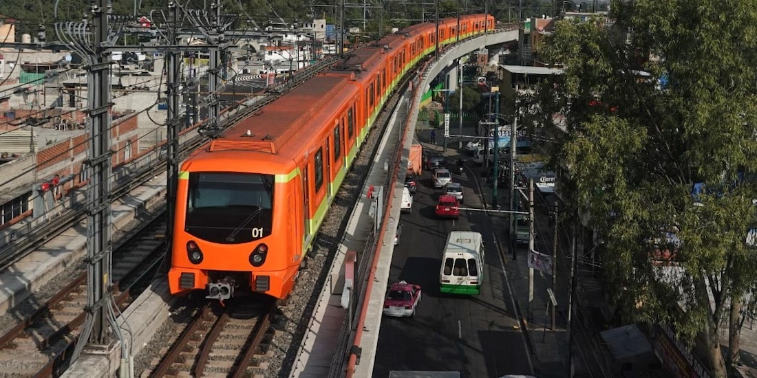 Un tren de la Línea 12 del Metro de la Ciudad de México, en una fotografía ilustrativa.