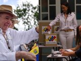 Edmundo González y María Corina Machado, opositores al chavismo, votaron este domingo.