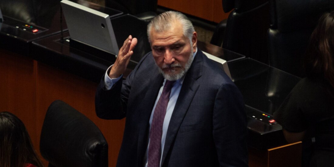 Adán Augusto López, coordinador de los senadores de Morena.