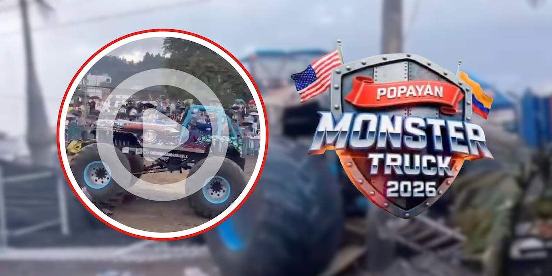 Accidente de Monster Truck en Popayán