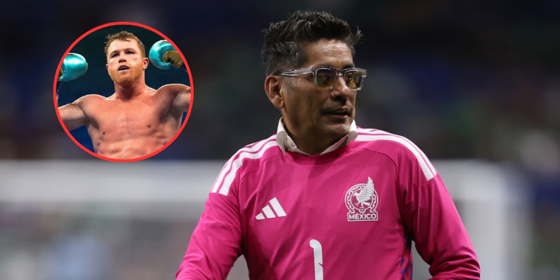 Jorge Campos manda mensaje al Canelo Álvarez para retarlo.