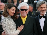 DE IZQ. A DER., Bárbara Lennie, Pedro Almodóvar y Leonardo Sbaraglia, ayer.