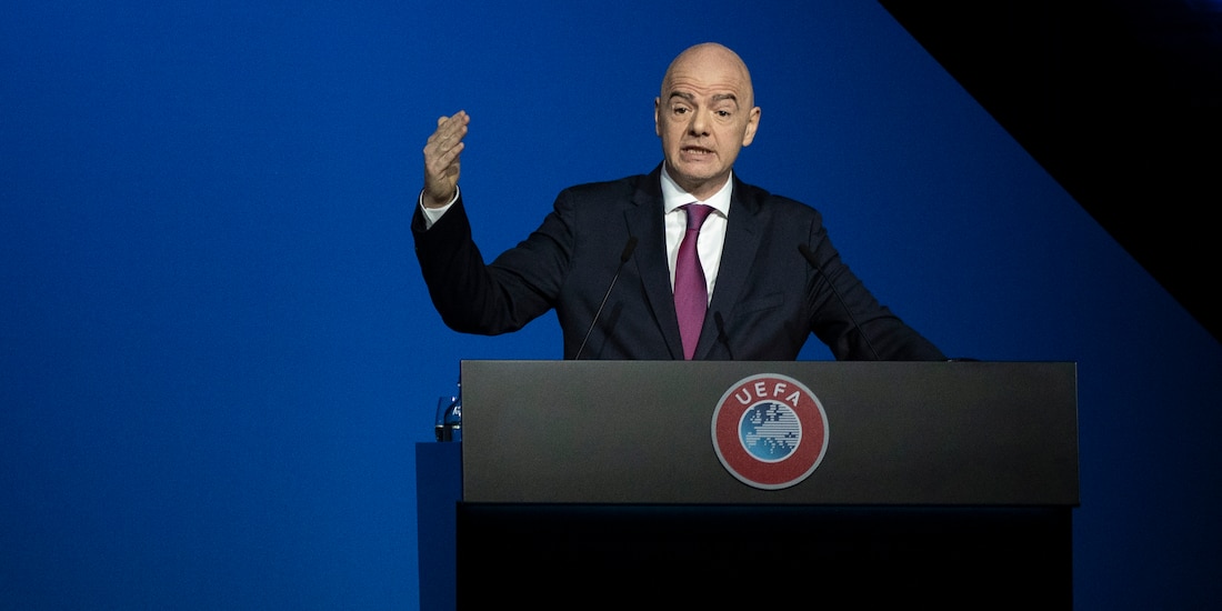 Gianni Infantino asegura estar ‘muy tranquilo’ con México como sede del Mundial 2026.